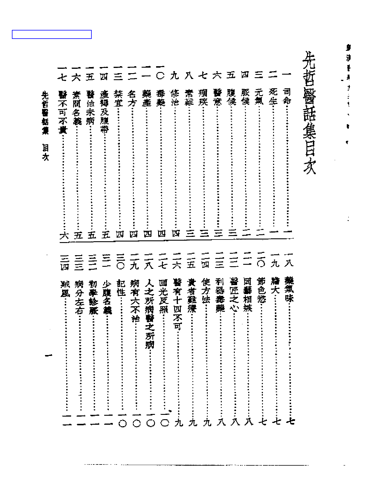 皇汉医学丛书13先哲医话集_第1页