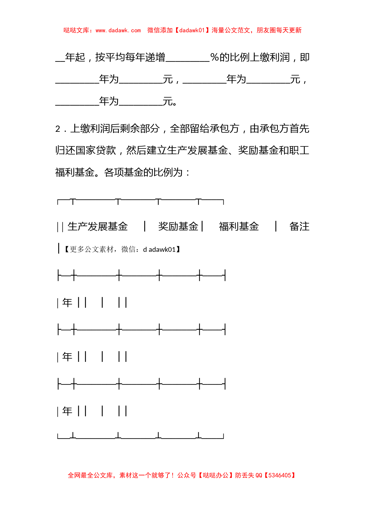 企业承包合同_第2页