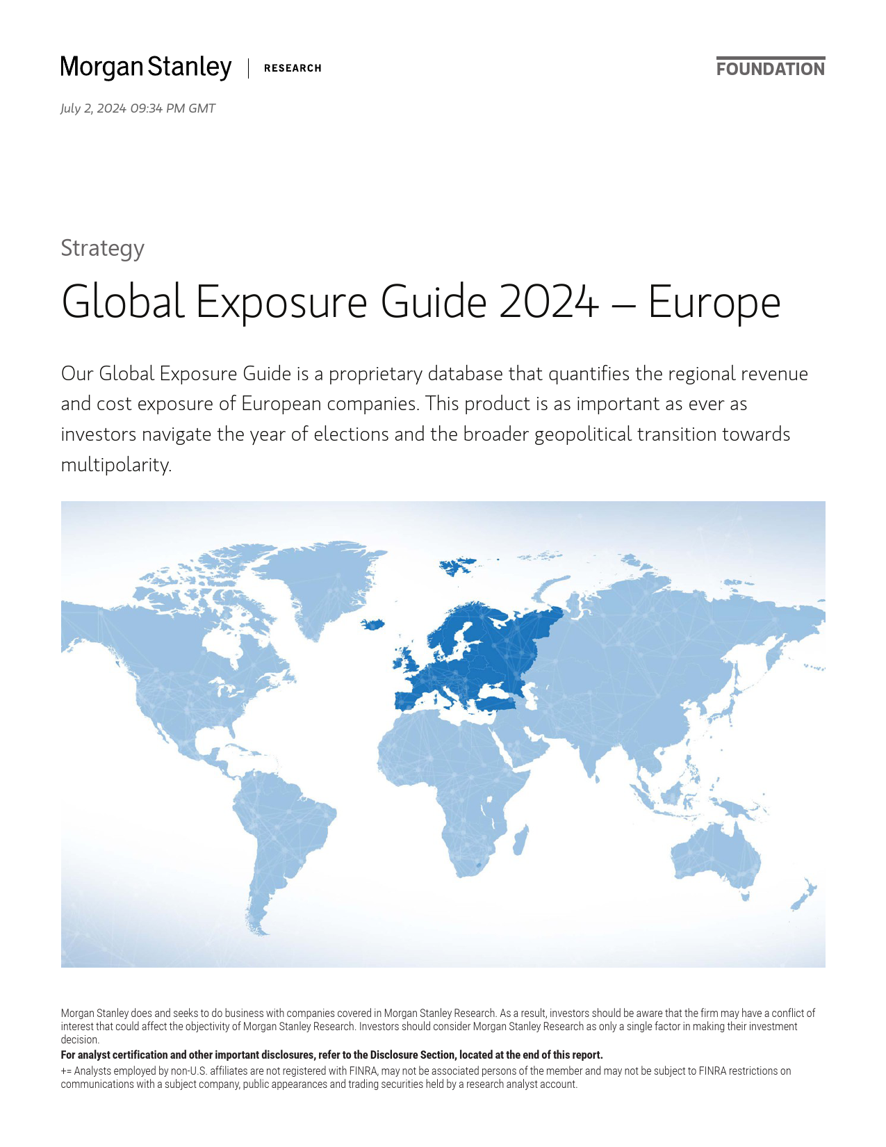 Morgan Stanley-Strategy Global Exposure Guide 2024 – Europe-108993601_第1页