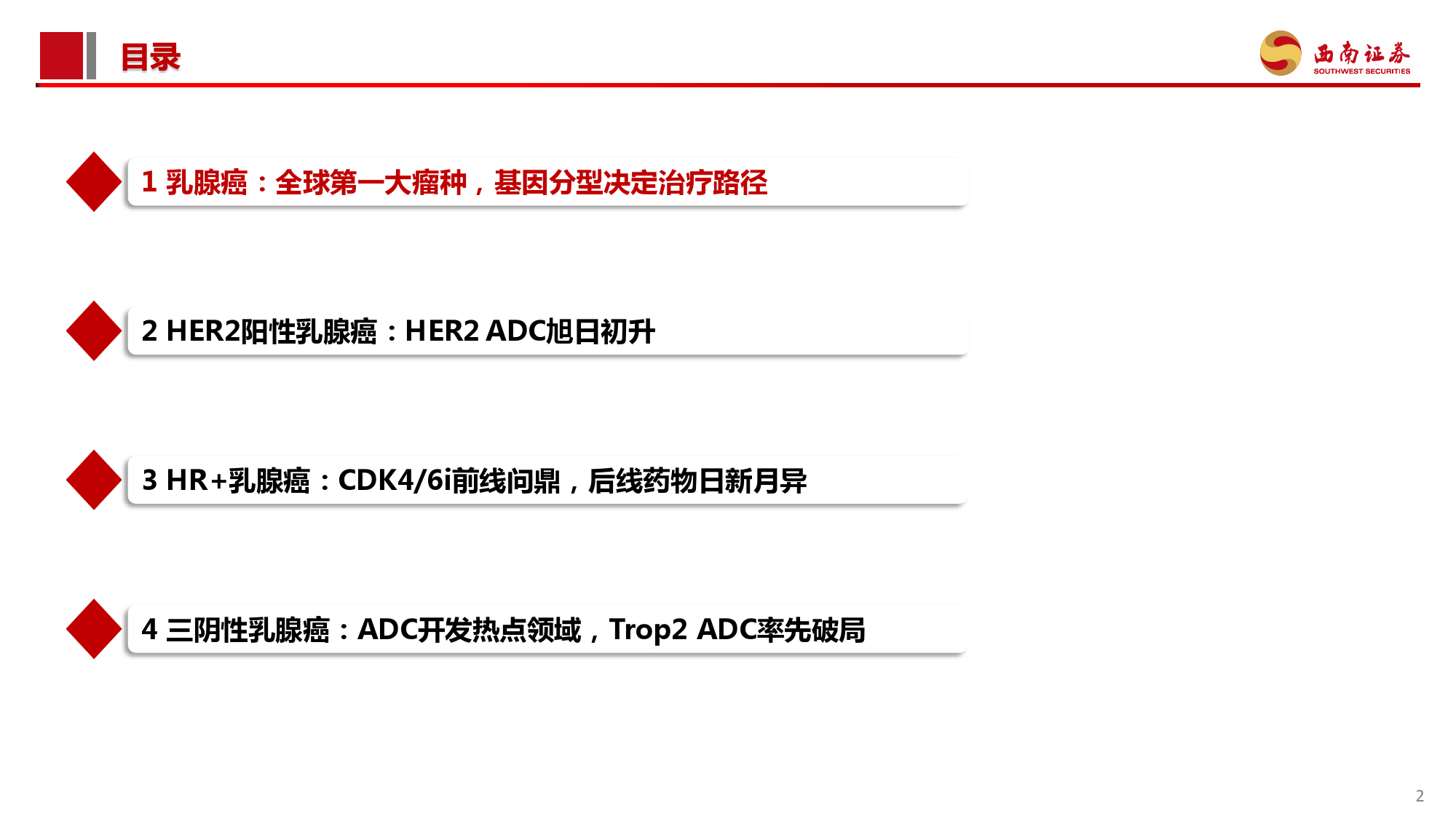 医药生物行业乳腺癌：两大百亿单品领衔，细分市场异彩纷呈-240705-西南证券-51页_第3页