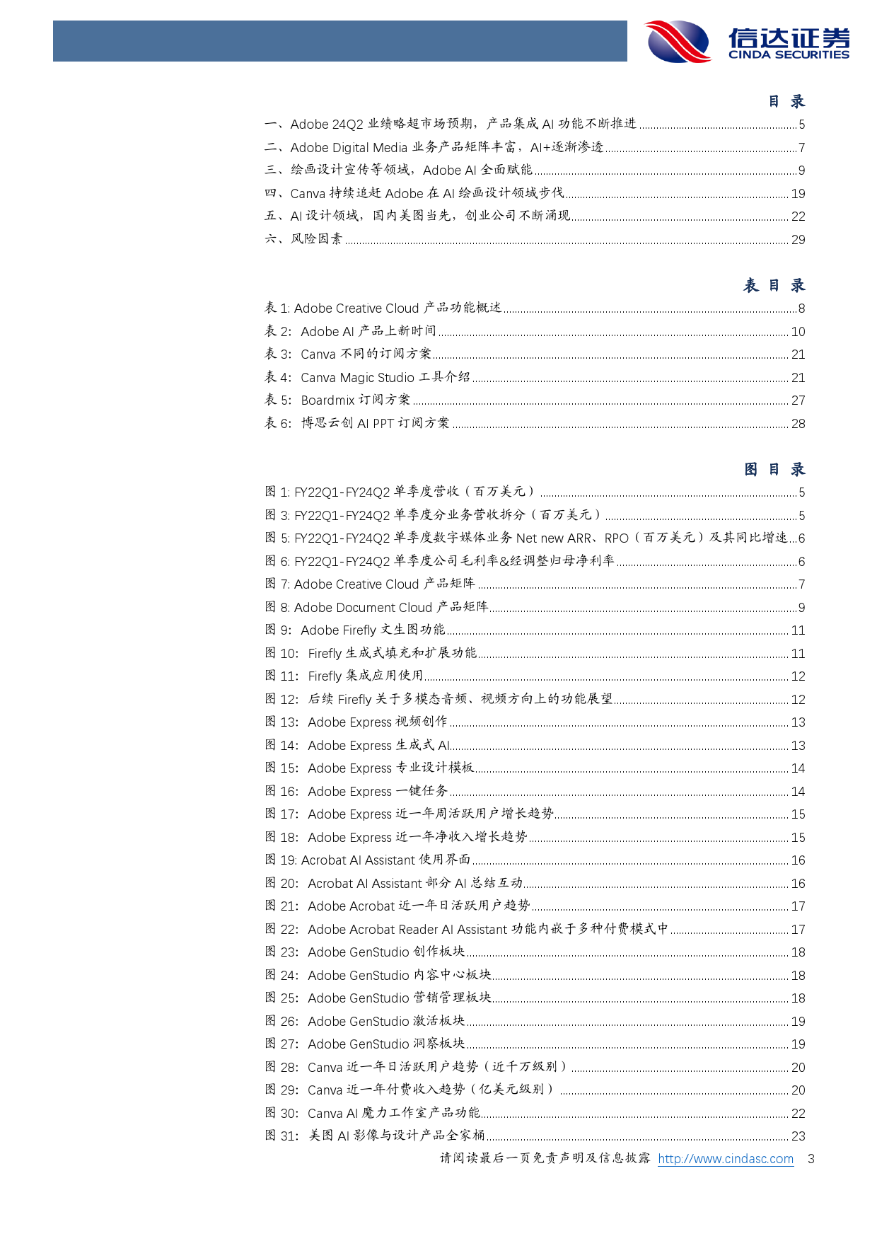 AI行业设计领域专题报告：Adobe+AI功能覆盖全面，Canva、美图等力争上游-240711-信达证券-31页_第3页