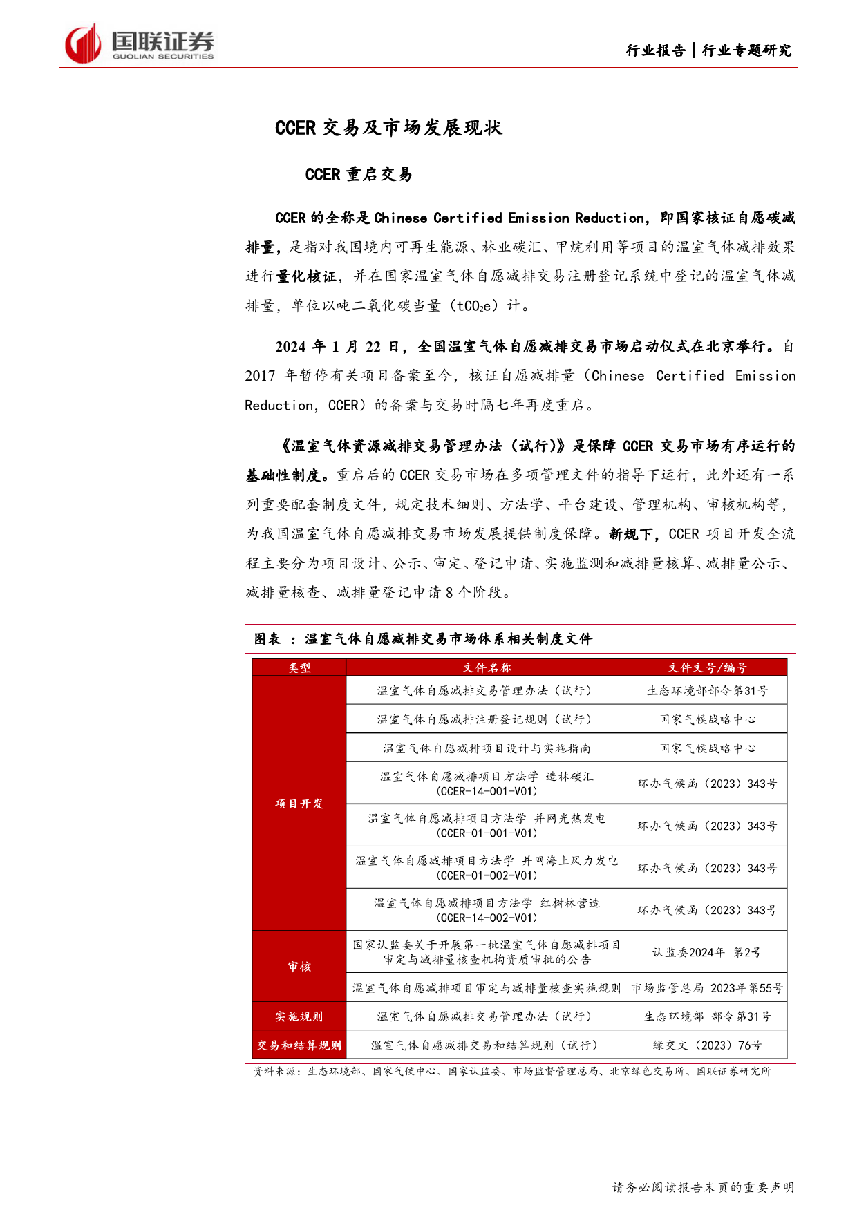 环保行业前瞻研究：CCER市场正式重启，趋势与影响-240620-国联证券-10页_第3页