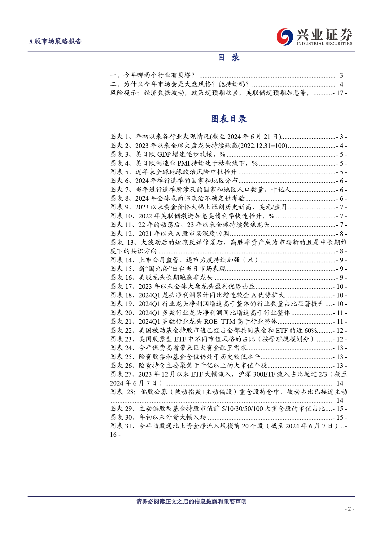 今年哪两个行业有贝塔？-240622-兴业证券-18页_第2页