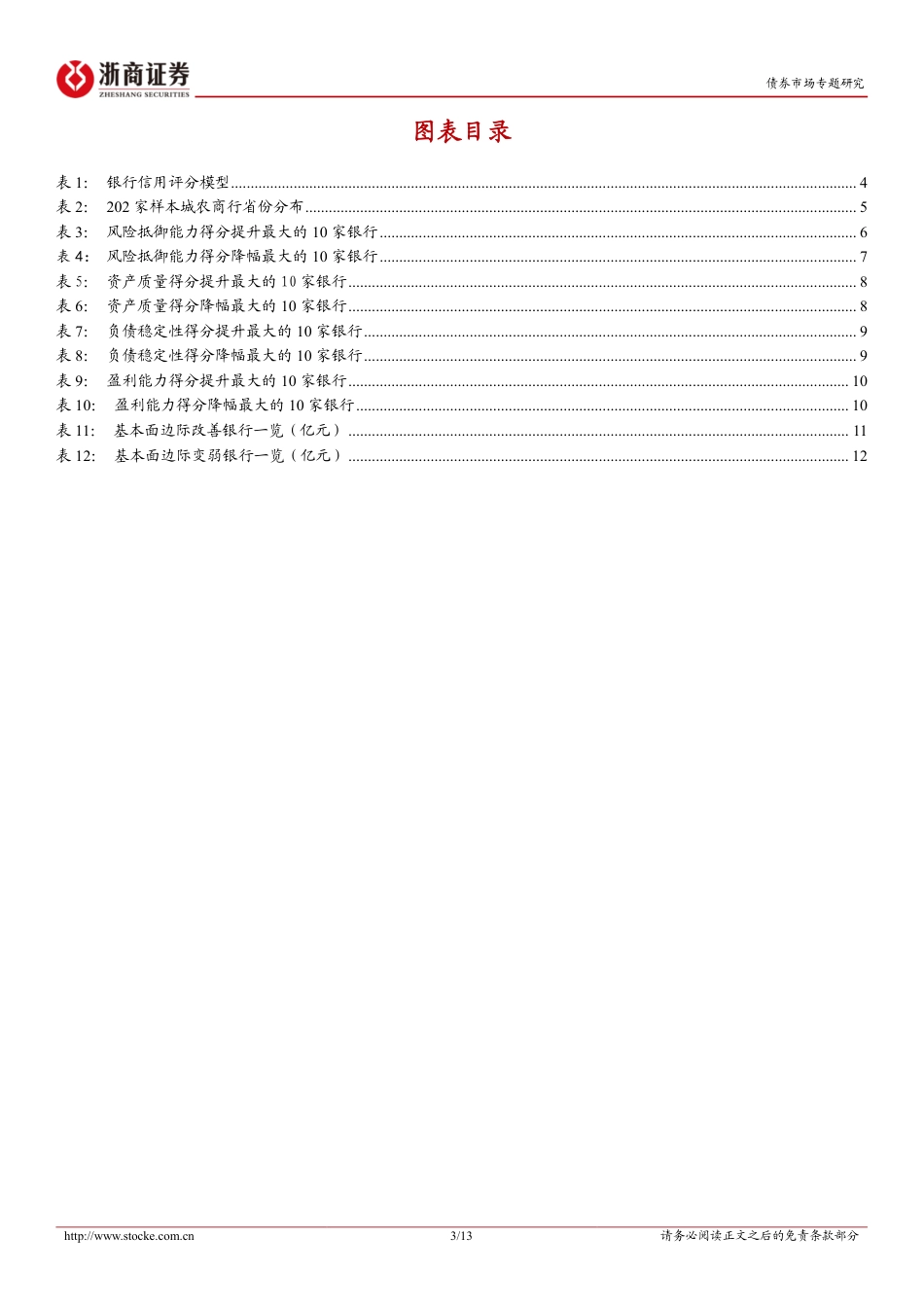 金融债分析手册系列之六：202家中小银行2023信用评分变化概览-240625-浙商证券-13页_第3页