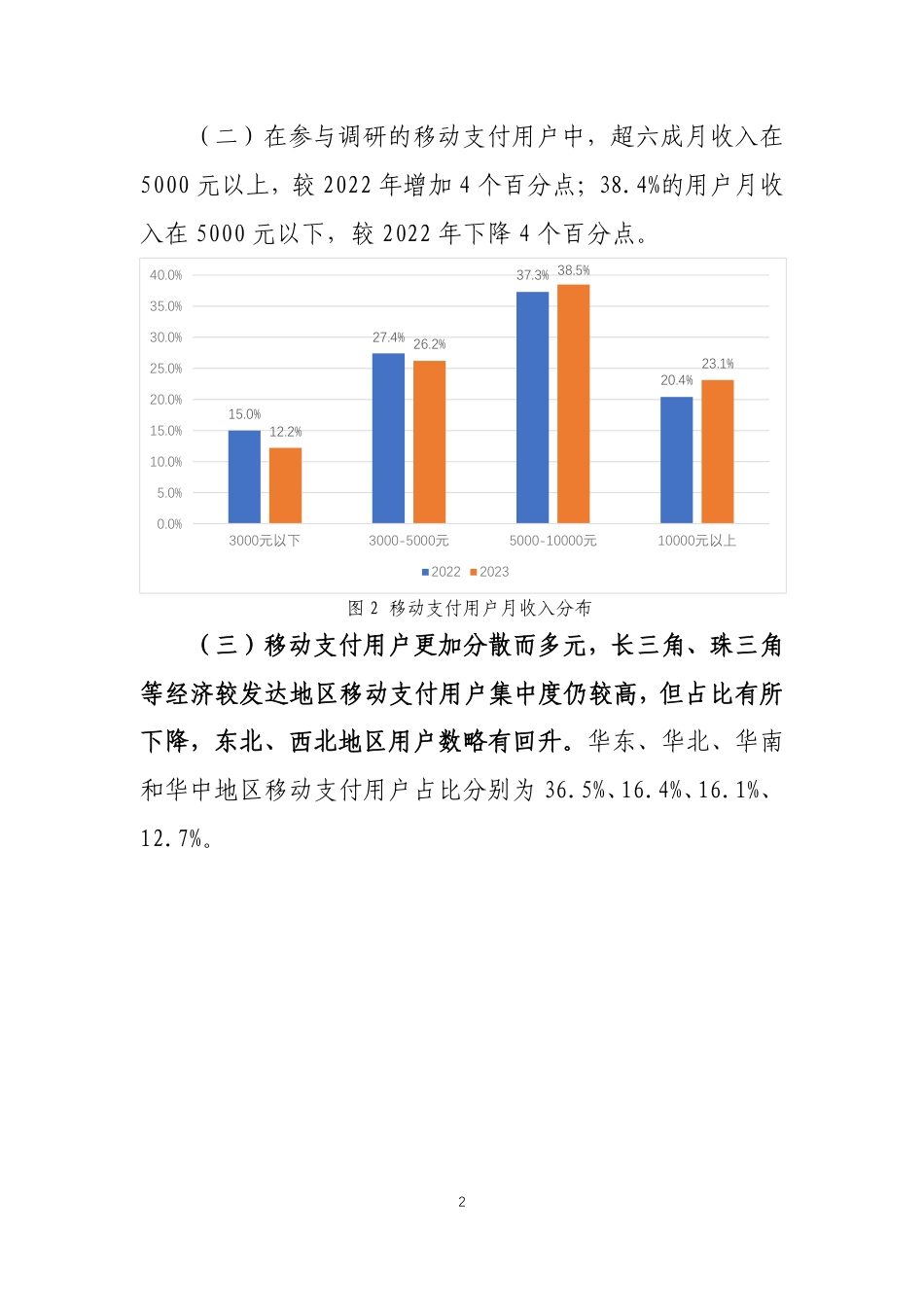 2023年移动支付个人用户使用情况调查报告_第3页