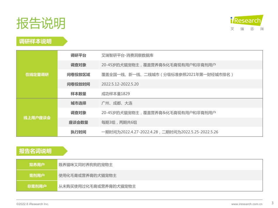 2022年宠物保健品消费态度洞察白皮书_第3页