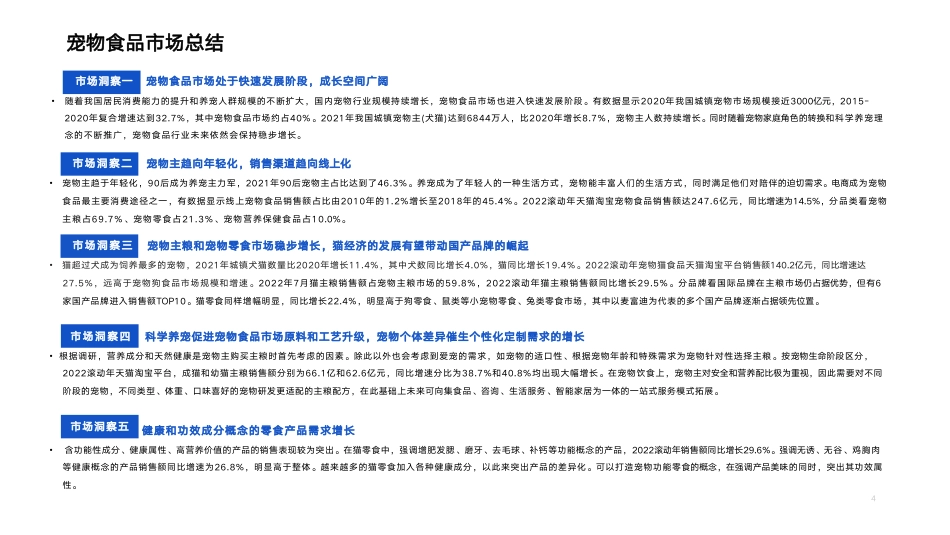 宠物食品市场消费者分析报告_第3页