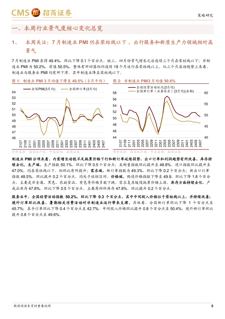 行业景气观察：7月制造业PMI仍偏弱，6月主要企业工程机械销售持续改善-240731-招商证券-33页_第5页