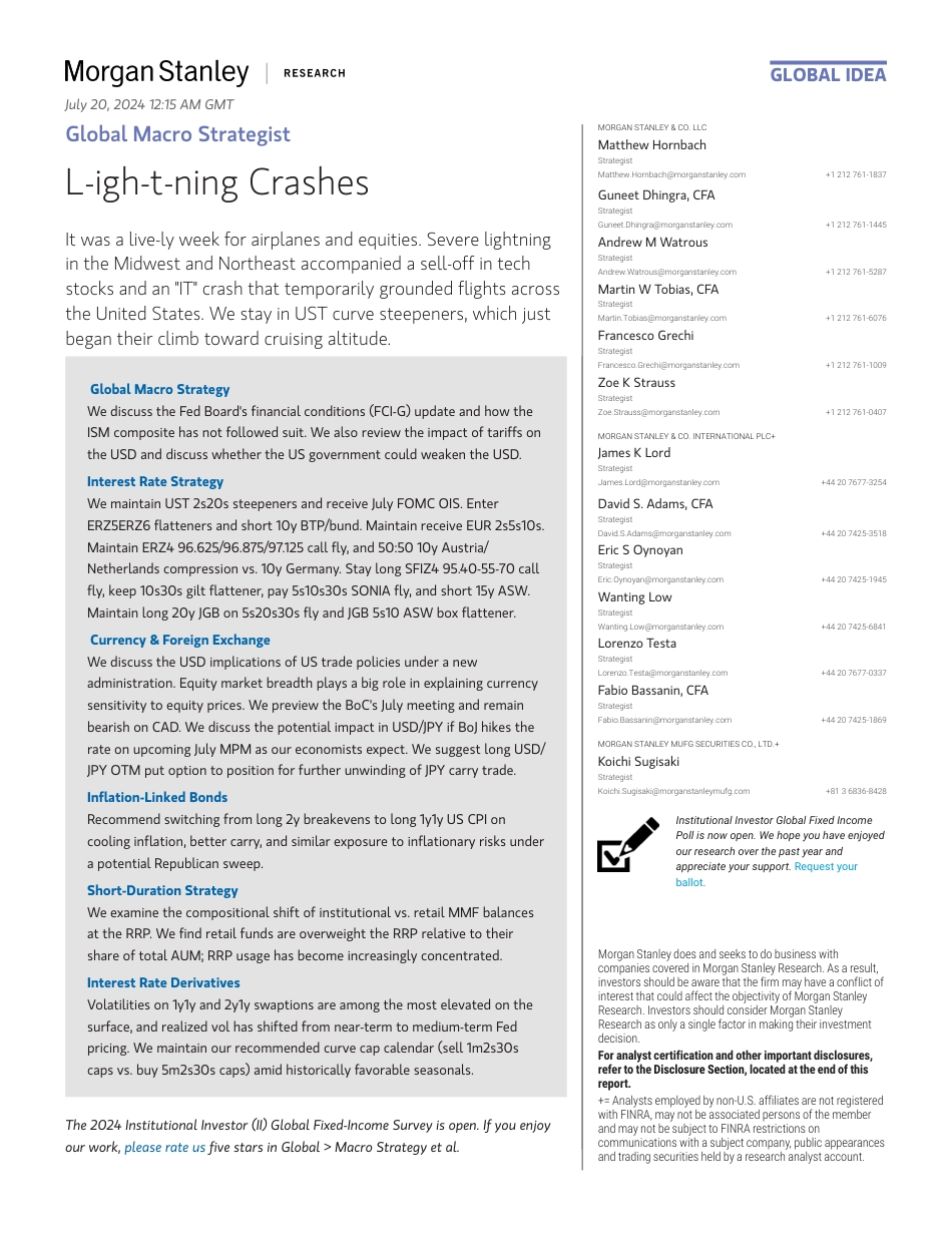 Morgan Stanley Fixed-Global Macro Strategist L-igh-t-ning Crashes-109315230_第1页