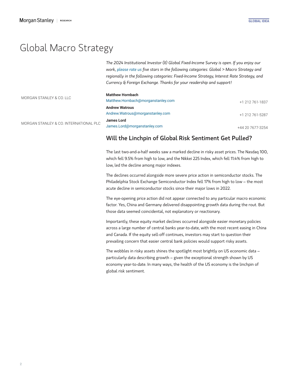 Morgan Stanley Fixed-Global Macro Strategist Citius, Altius, Fortius-_第2页