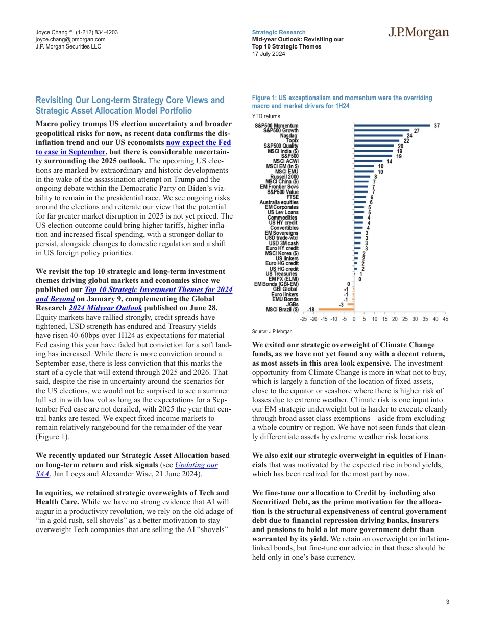 JPMorgan Econ  FI-Mid-year Outlook Revisiting our Top 10 Strategic Themes Sti...-109284131_第3页