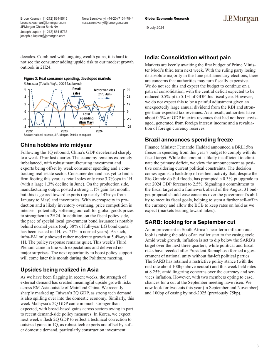 JPMorgan Econ  FI-Global Data Watch Orderly rotation-109319905_第3页