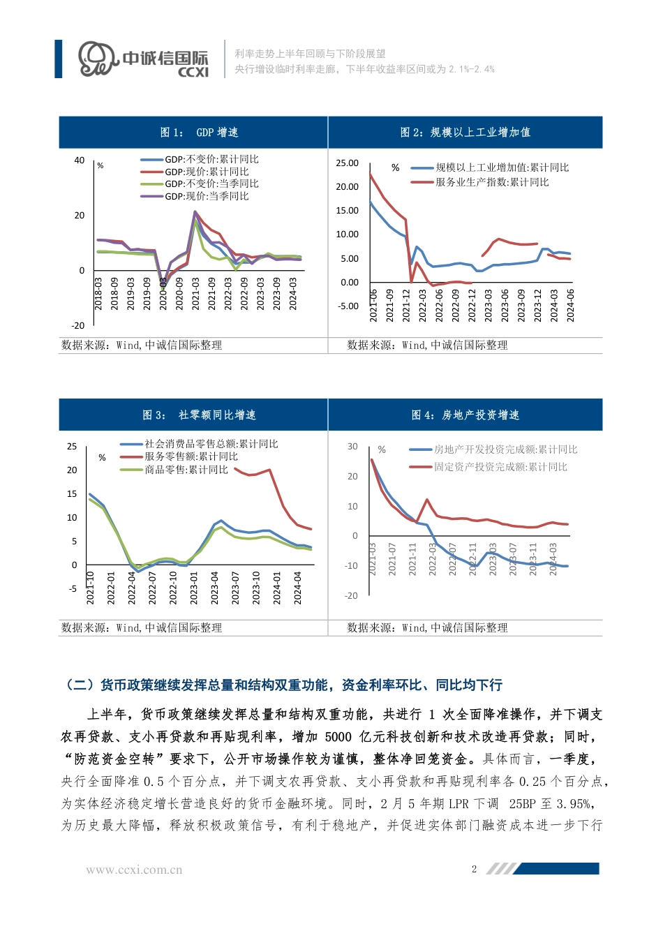 利率走势上半年回顾与下阶段展望：央行增设临时利率走廊，下半年收益率区间或为2.1%25-2.4%25-240723-中诚信国际-13页_第3页