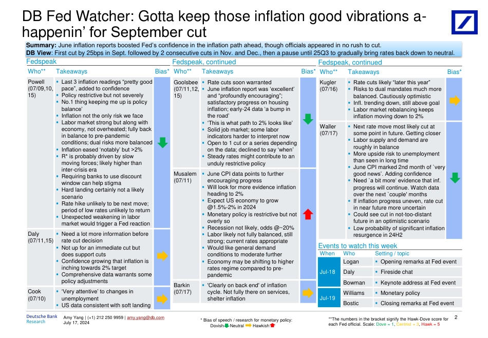 Deutsche Bank-Fed Watcher Gotta keep those inflation good vibrations a-ha...-109288978_第2页