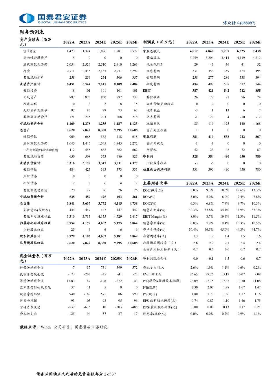 博众精工(688097)首次覆盖报告：3C组装龙头，充分受益AI端侧落地-240724-国泰君安-37页_第2页