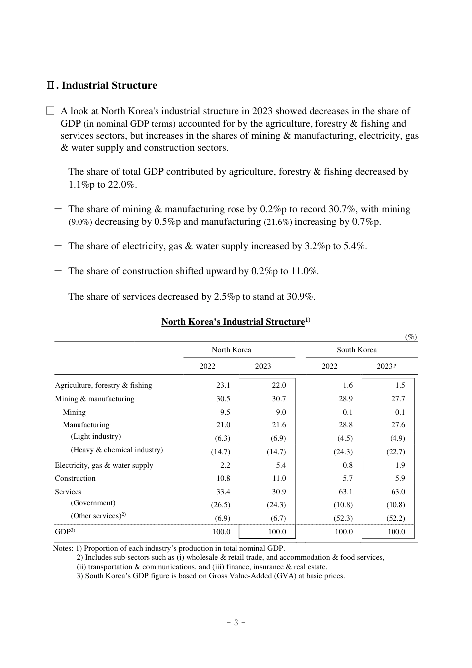 韩国央行-2023年朝鲜国内生产总值估计（英）-7页_第3页