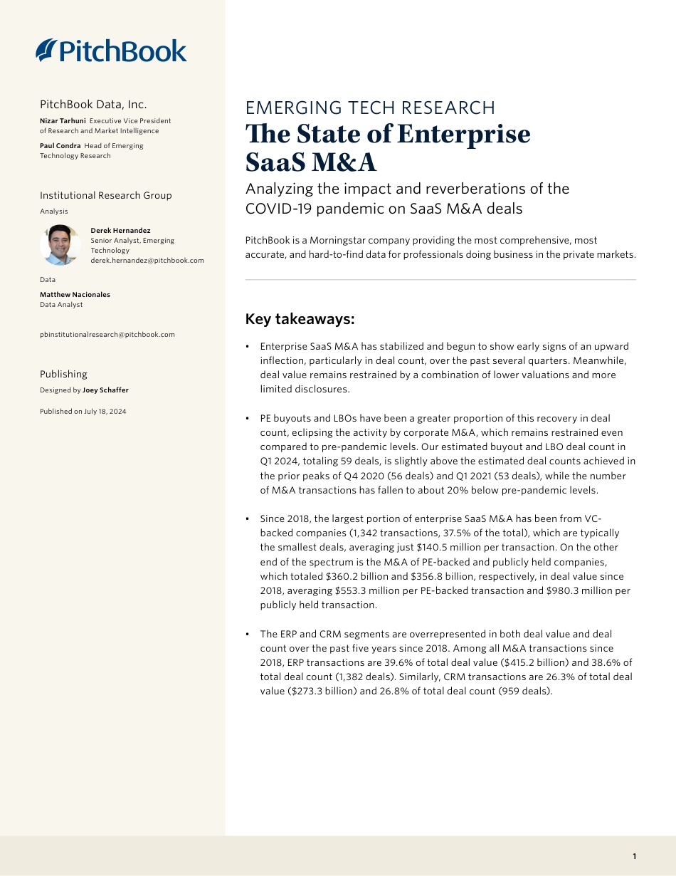 PitchBook-企业SaaS并购现状（英）-2024-13页_第1页