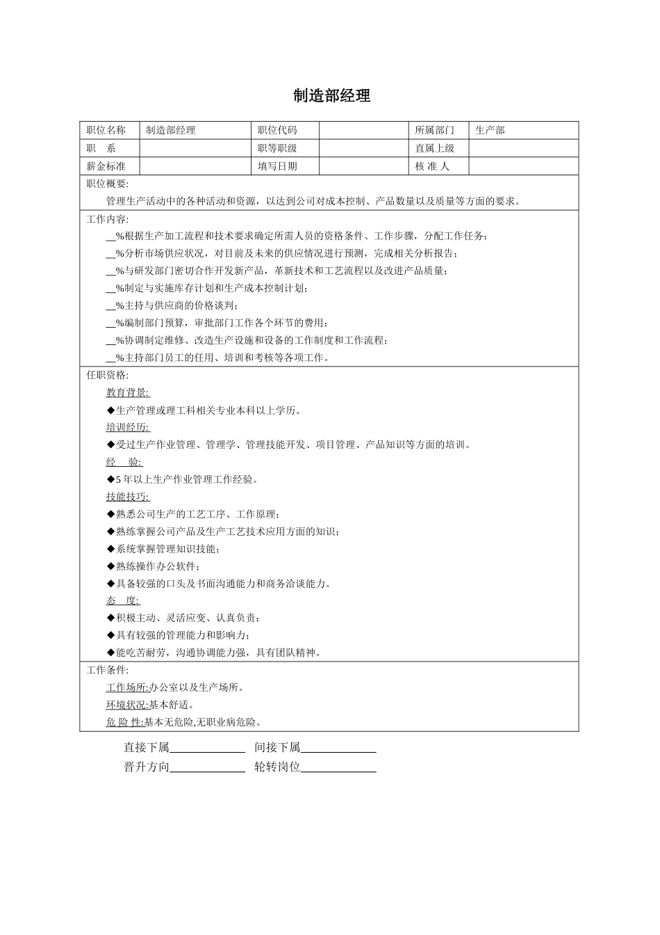 制造部经理_第1页