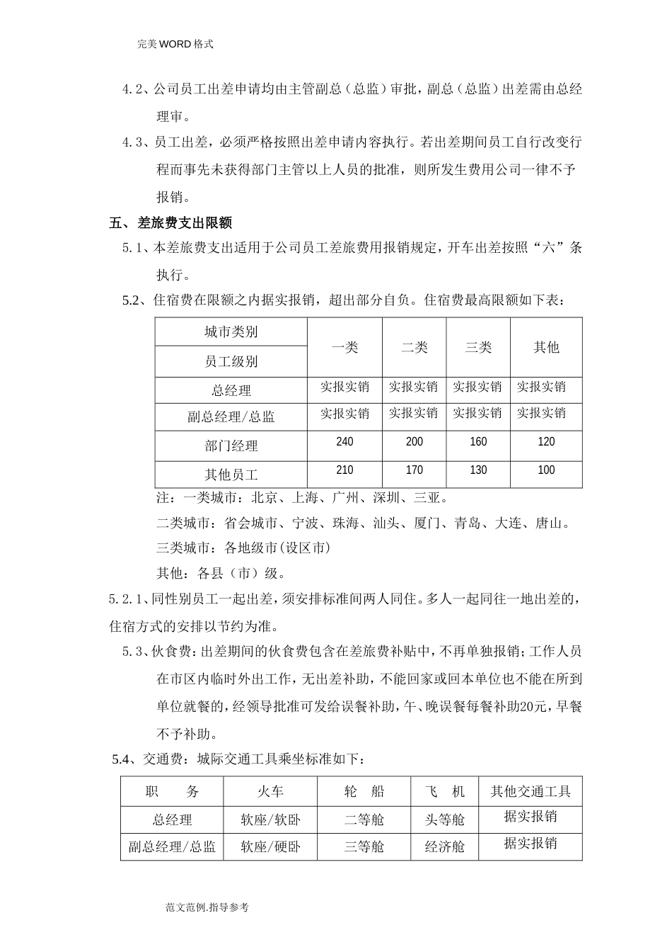 公司差旅费等报销制度全_第3页