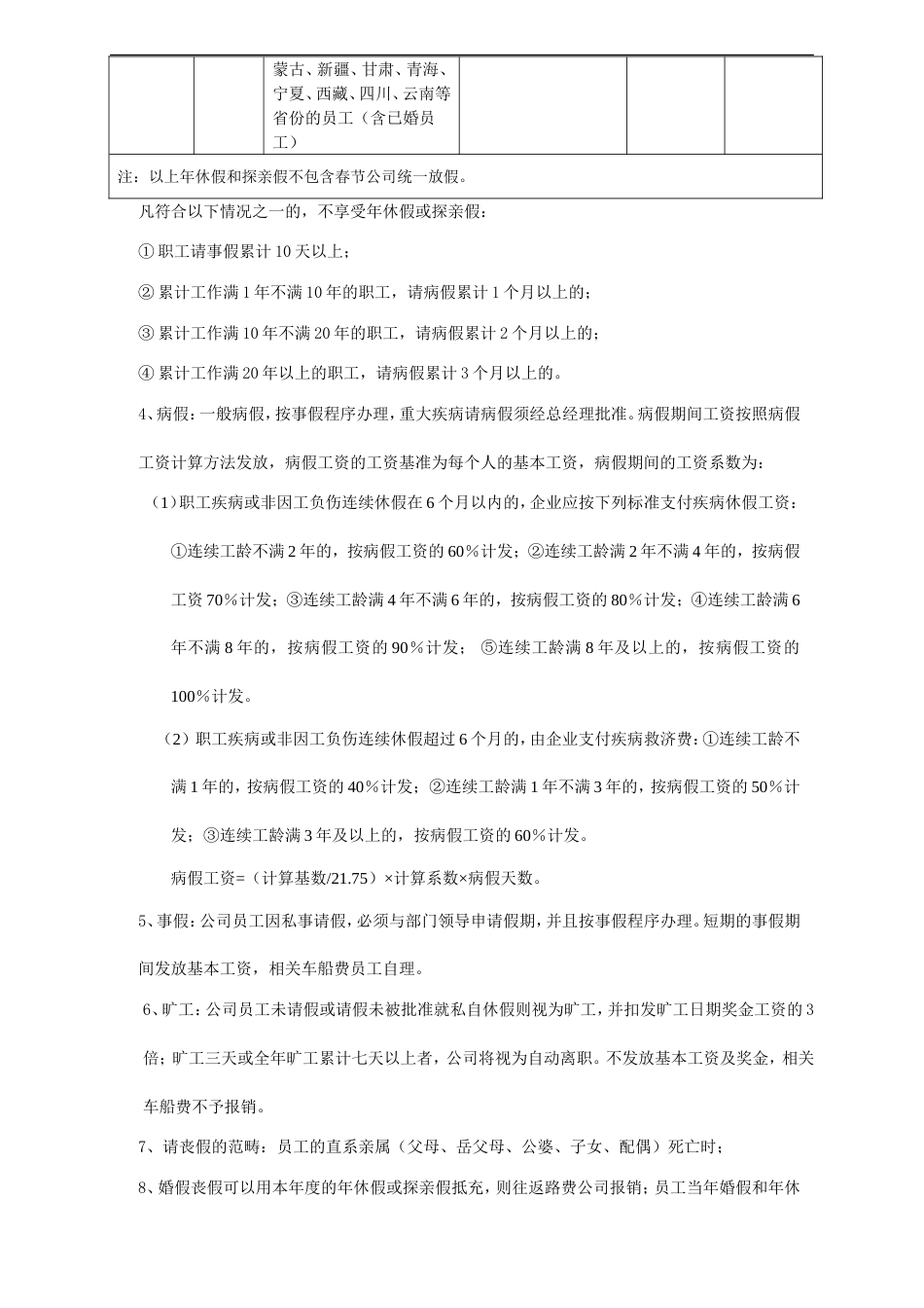 公司休假管理制度_第2页