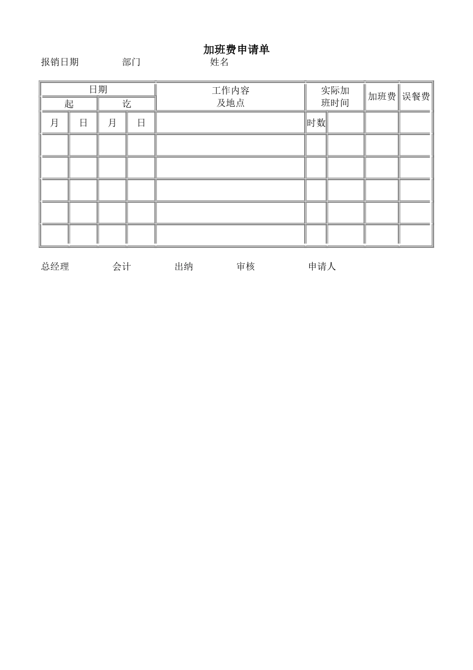 加班费申请单2_第1页