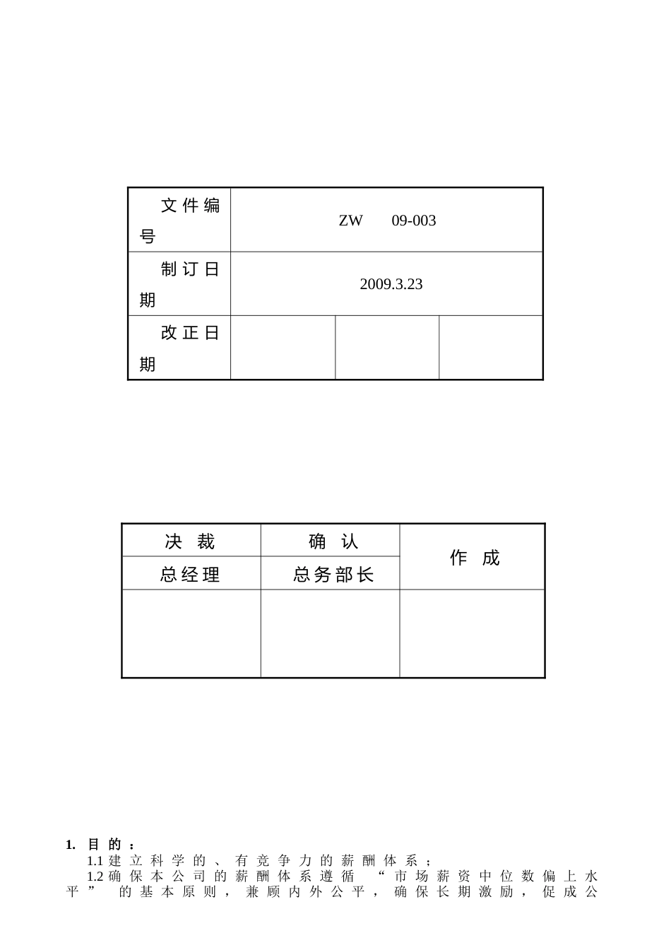 知名500强外企薪酬管理制度_第1页