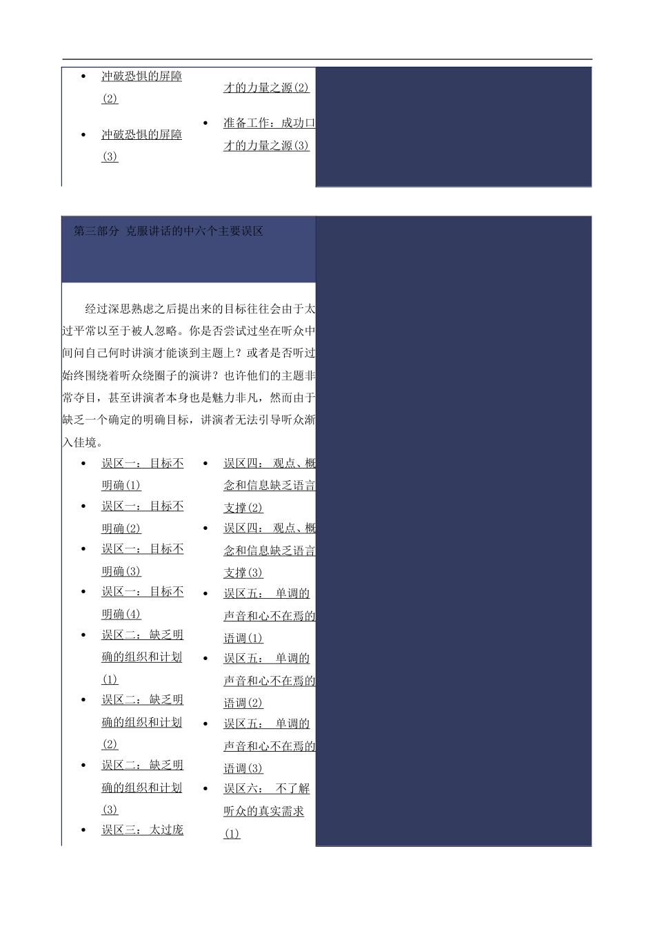 培训口才教程目录_第2页