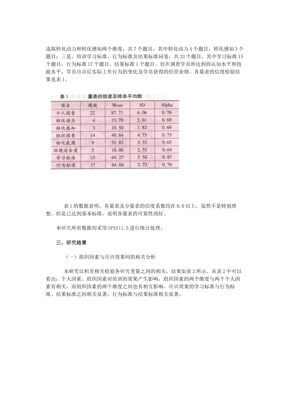 影响企业人力资源培训效果的组织因素分析_第4页