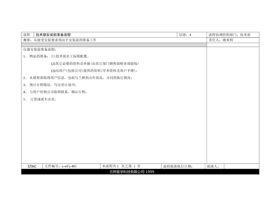 远卓—兰桥医学科技—流程（技术部-新用户培训四级流程）_第1页