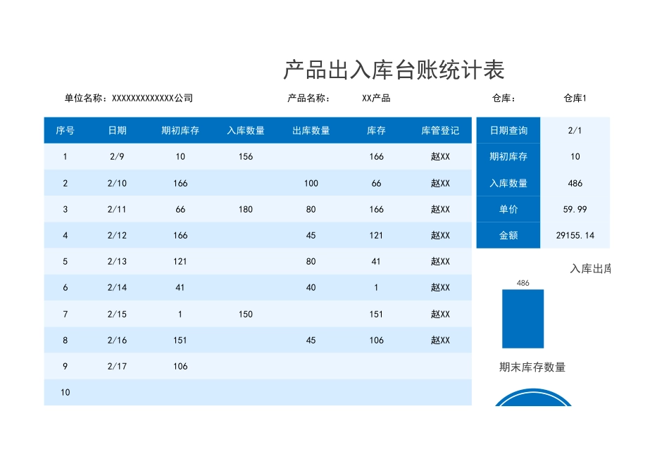 产品出入库台账统计表1_第1页