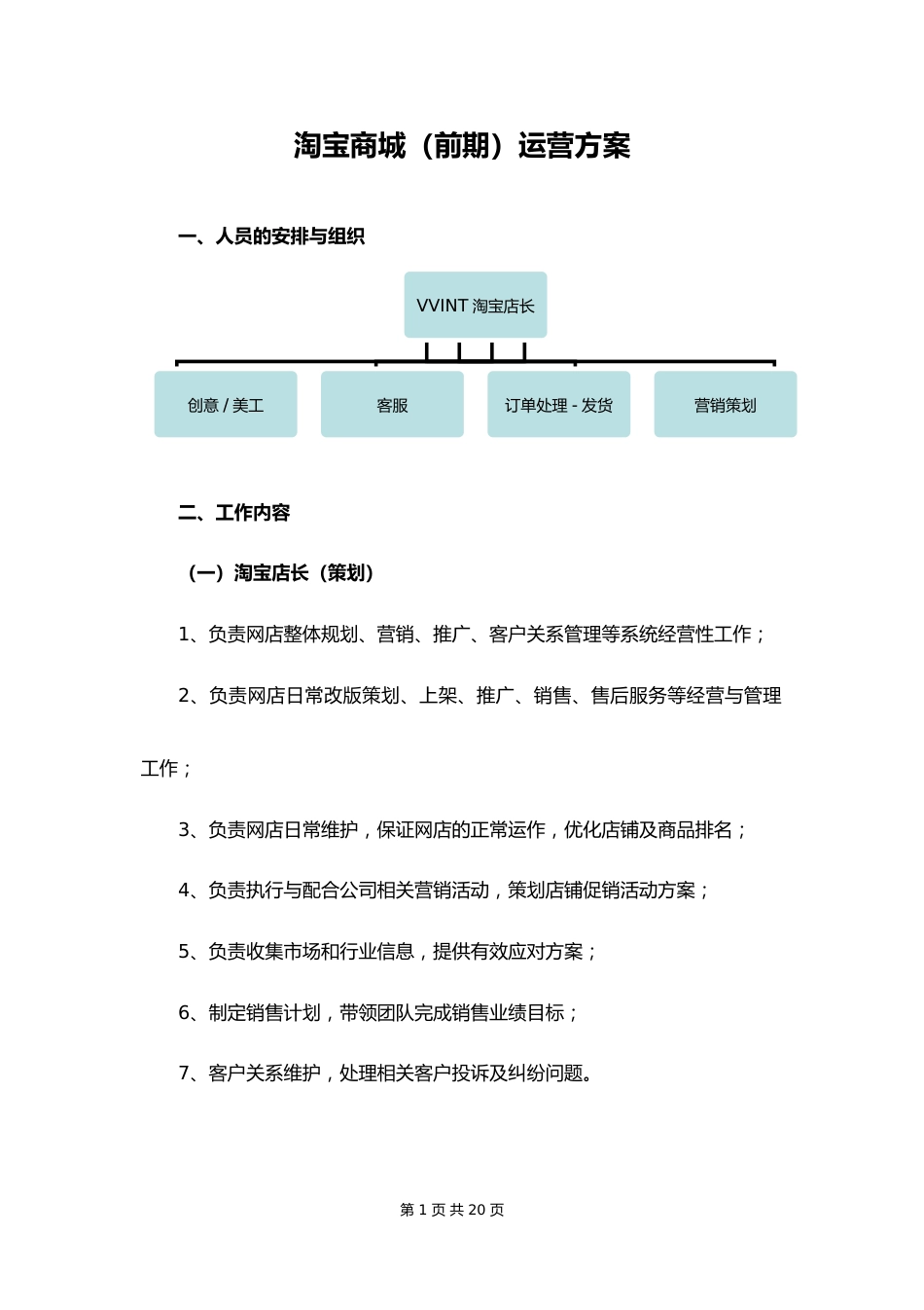 02--03-电子商务（前期）运营方案_第1页