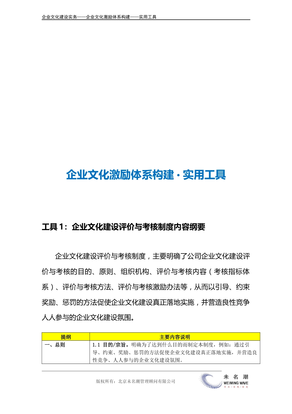 17-【激励体系构建】-企业文化建设评价与考核制度内容纲要.doc_第3页