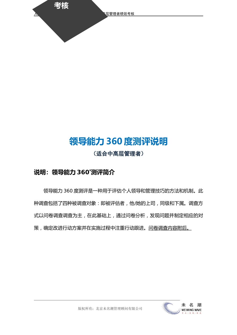 领导能力360度测评（适合中高层管理者）_第3页