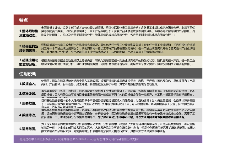 部门销售业绩评价与监测系统（酷似小软件）_第2页