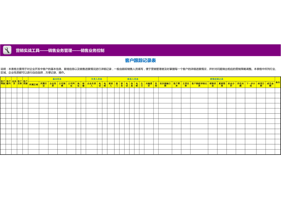 客户销售跟踪表_第1页