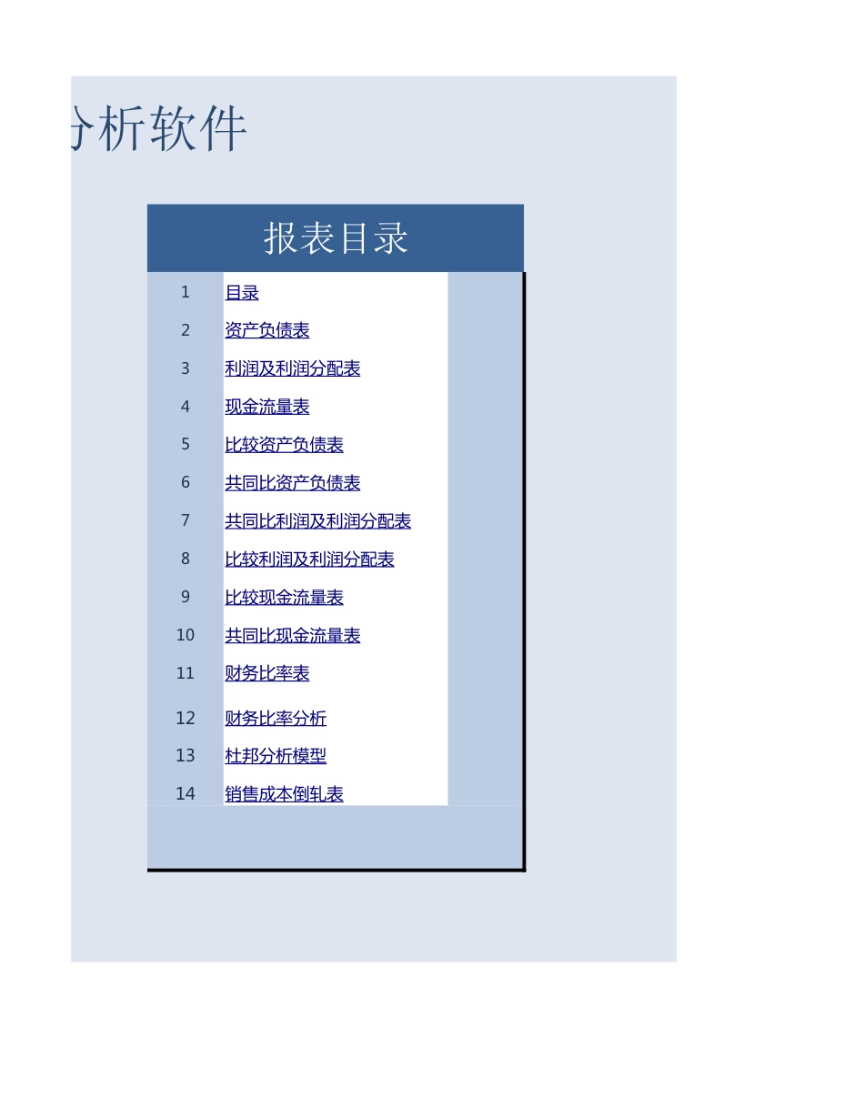 【管理系统】财务报表分析软件（一站式财务数据分析）_第2页