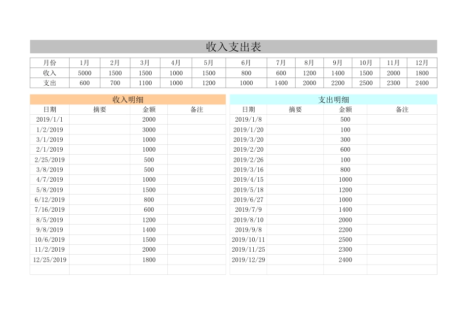 65收入支出表_第1页