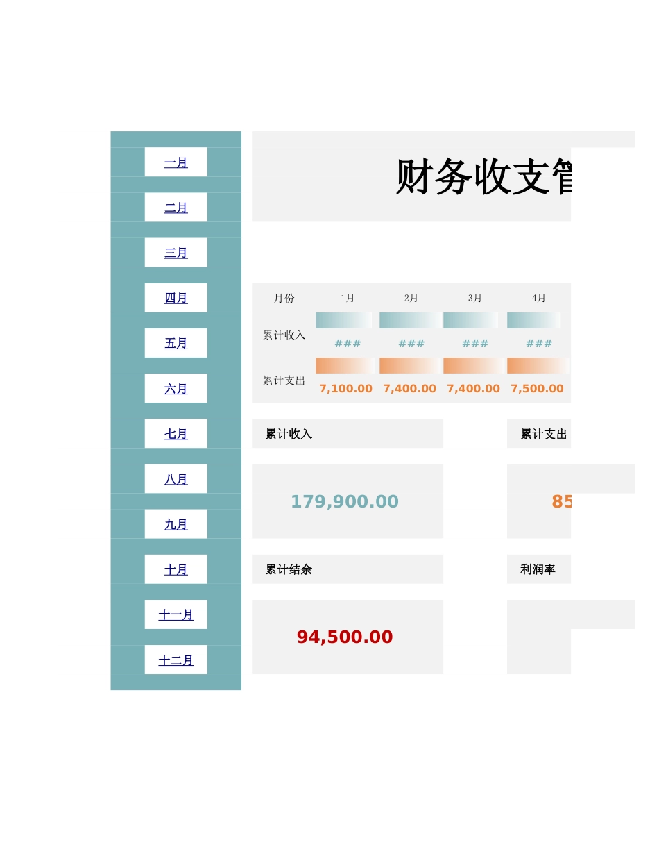 105财务收支管理系统（全年记账）_第1页