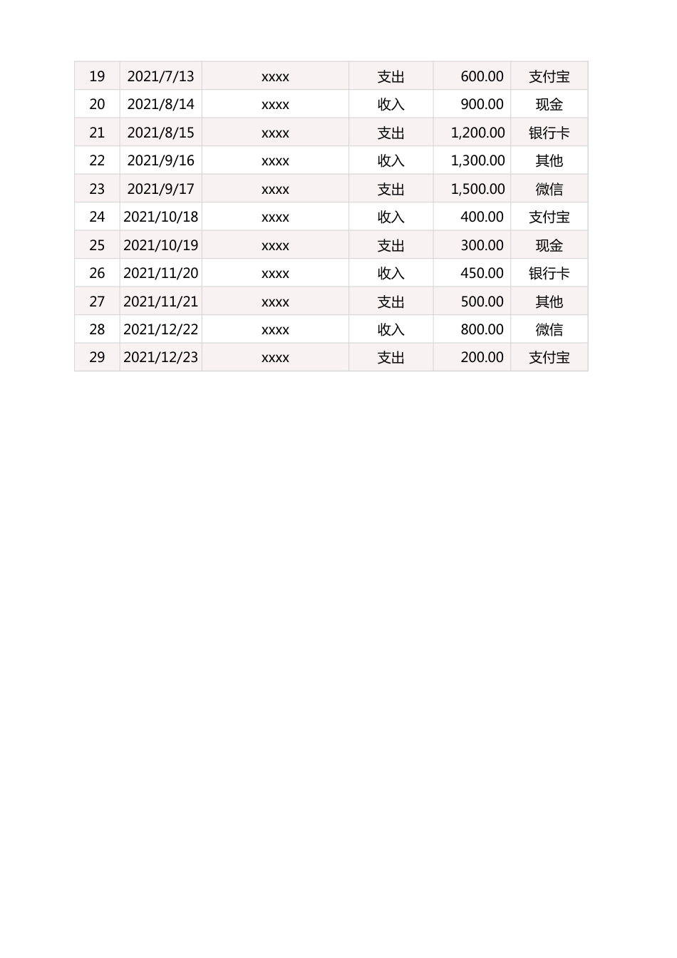 164收入支出财务报表_第2页