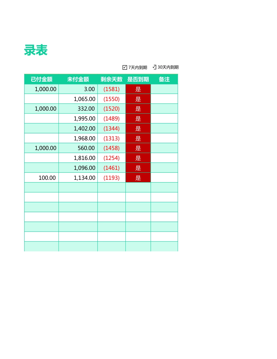 13-应付账款明细表_第2页