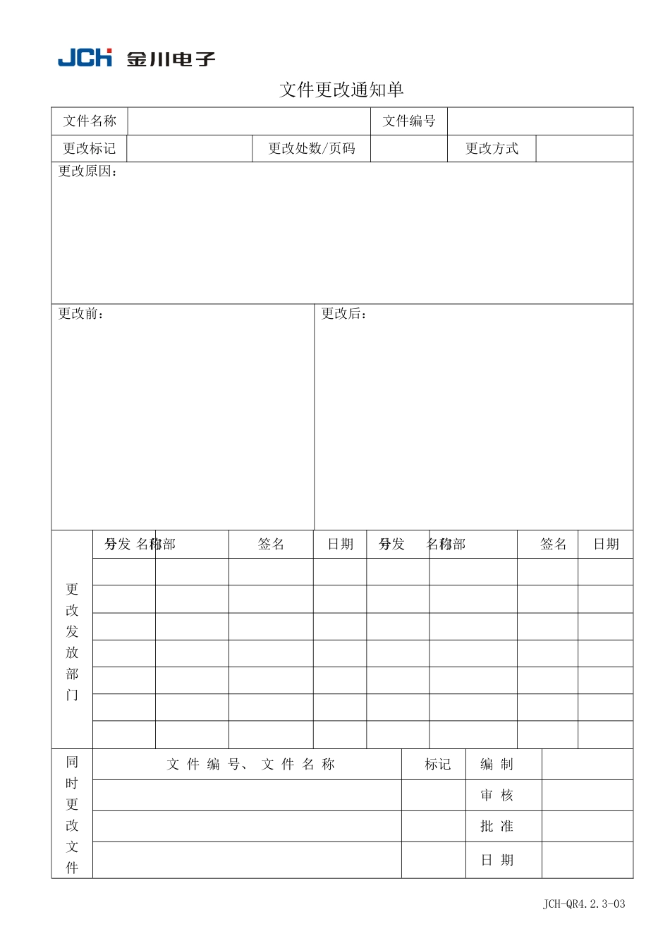 QR4.2.3-03文件更改通知单_第1页