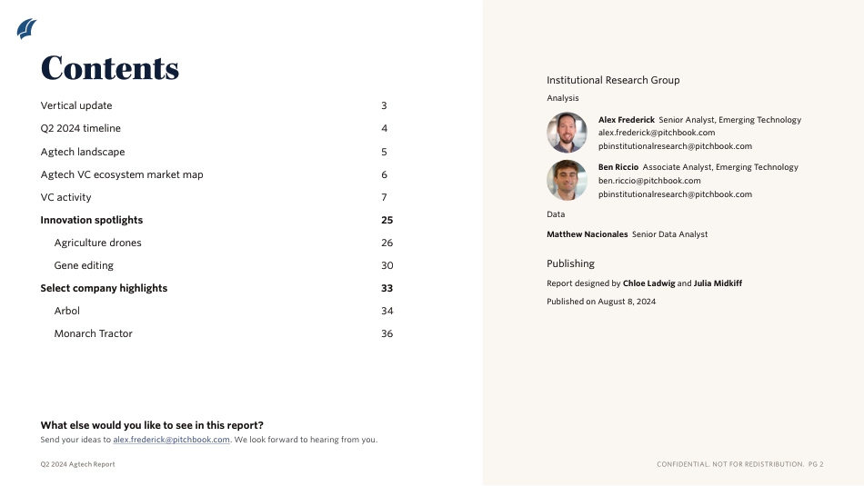 PitchBook-2024年二季度Agtech报告（英）-2024-11页_第2页