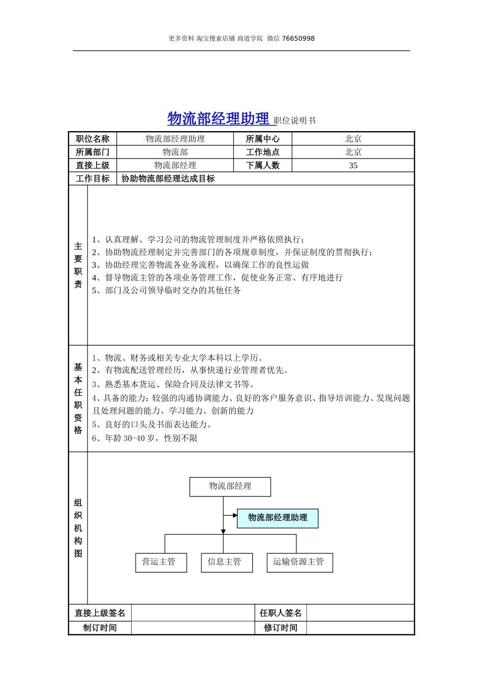 物流岗位职责_第3页