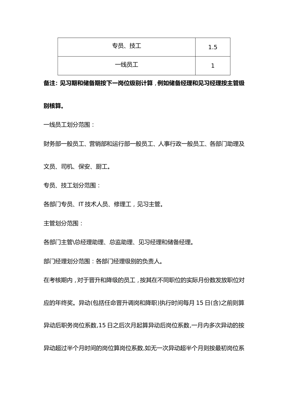 公司年终奖分配方案_第4页