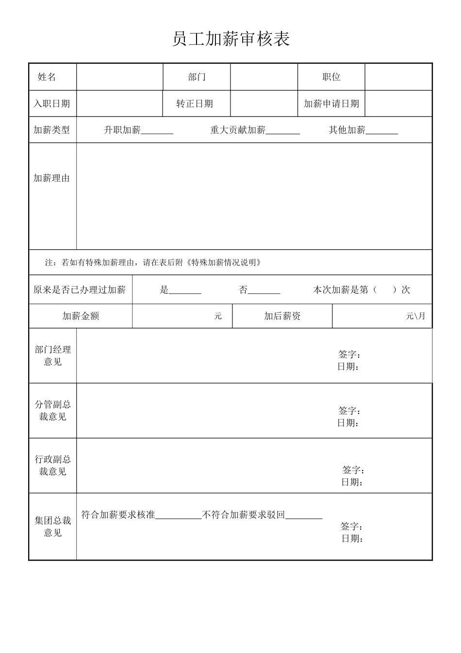 员工加薪审核表 _第1页