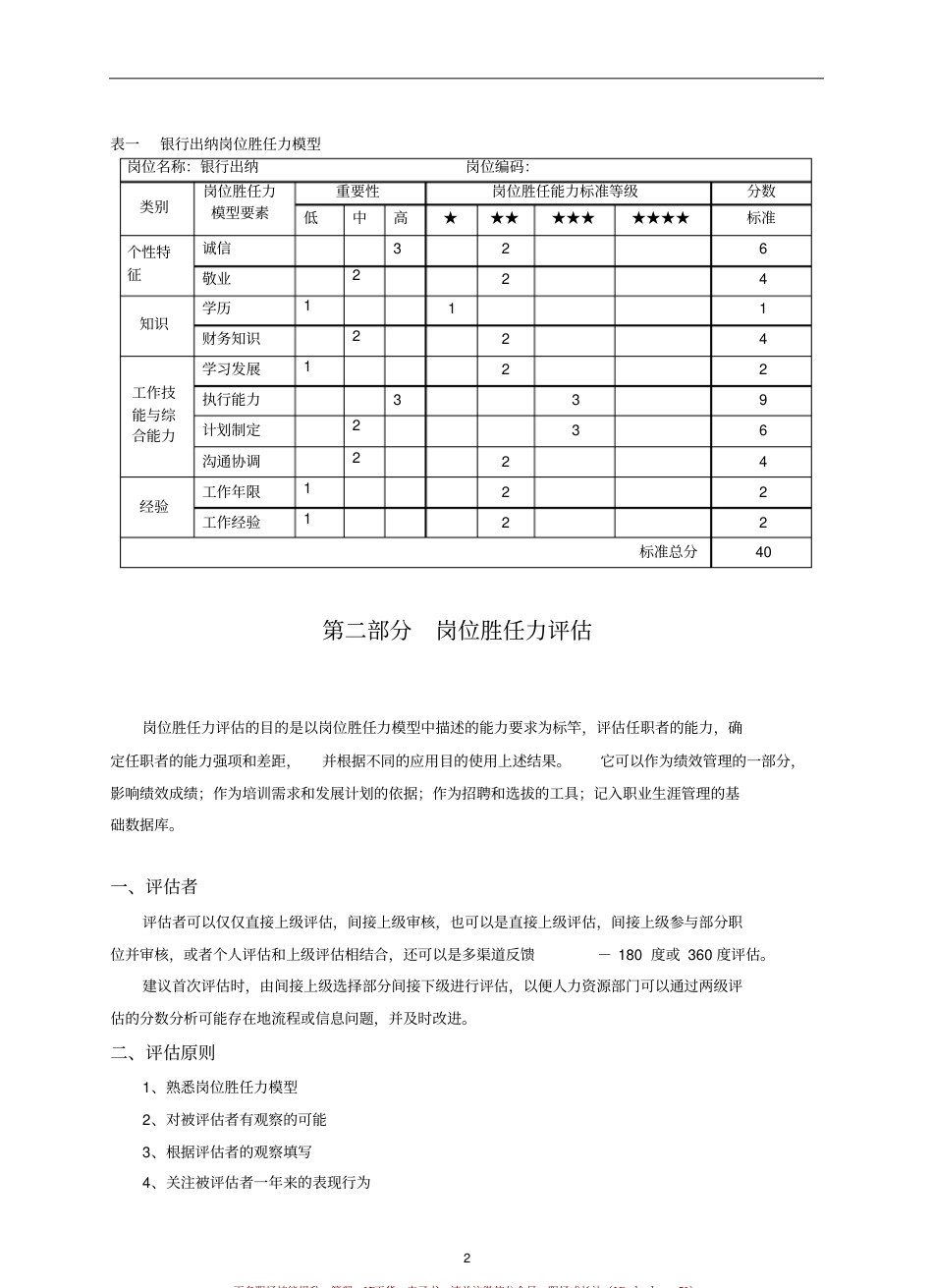 岗位胜任力模型评估手册_第5页