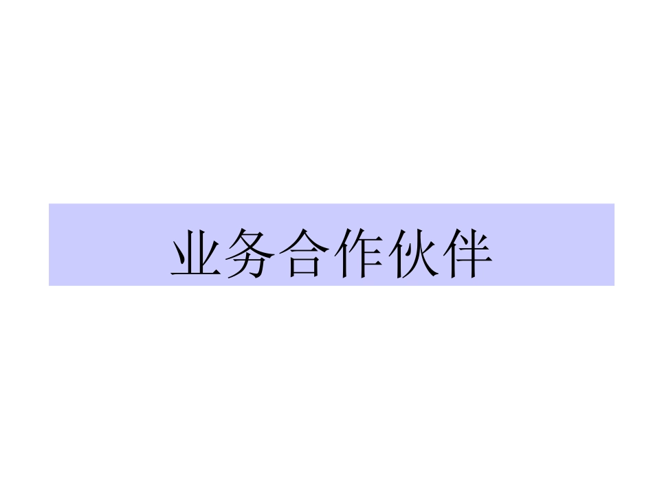 业务合作伙伴_第1页