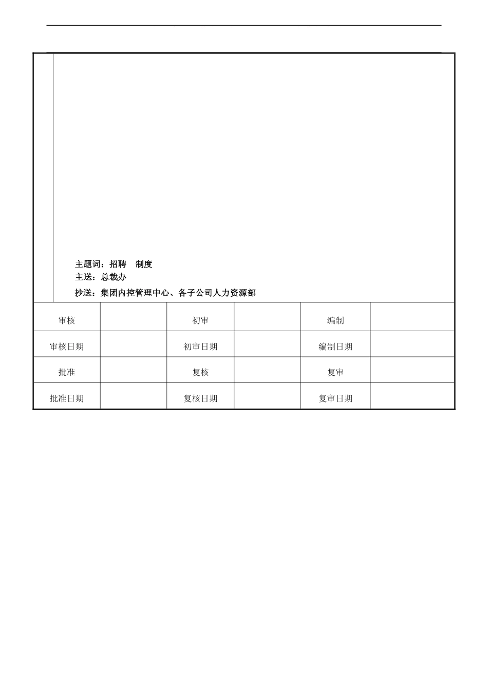 知名集团招聘管理制度模版（全面规范）_第2页