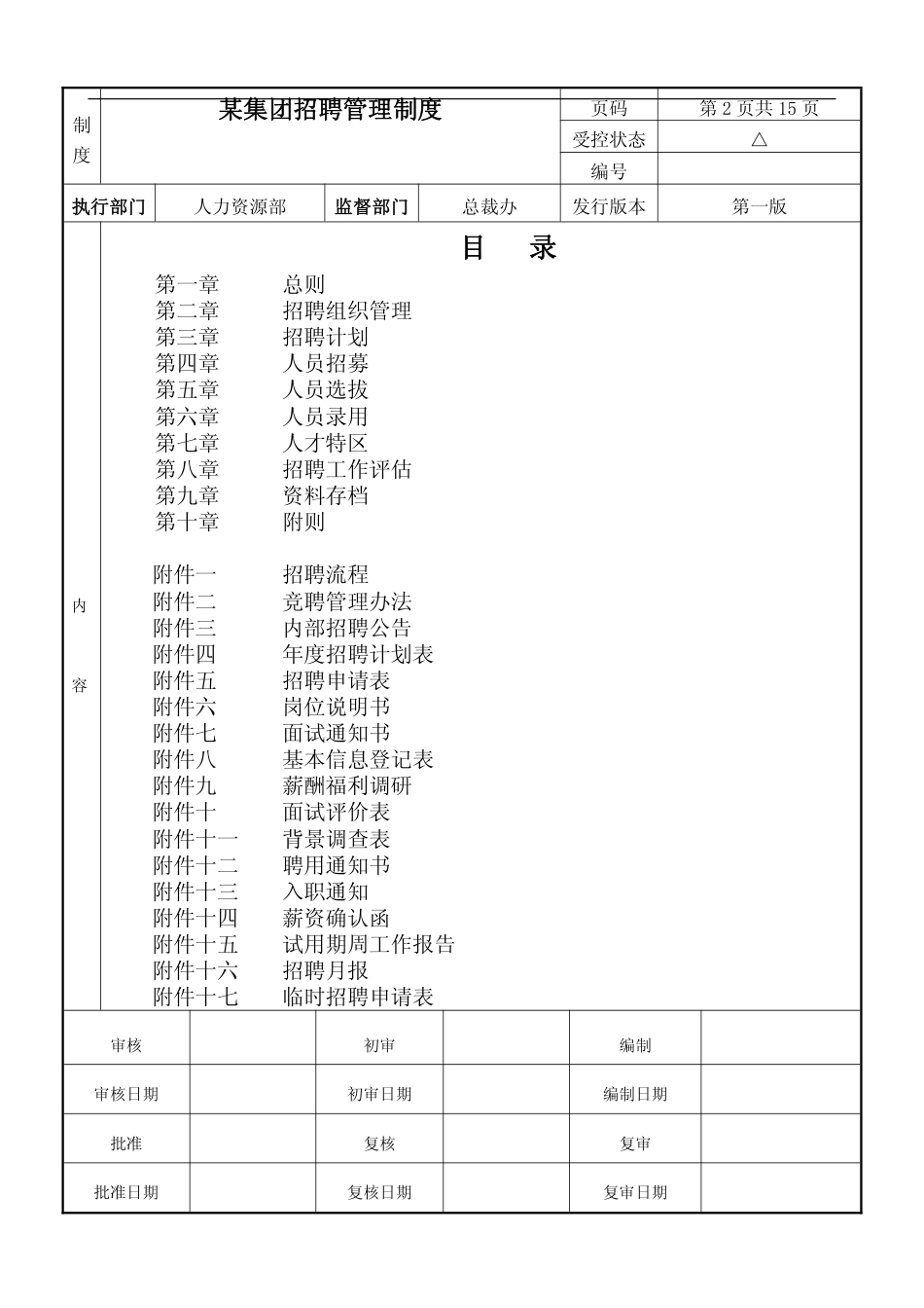 知名集团招聘管理制度模版（全面规范）_第3页