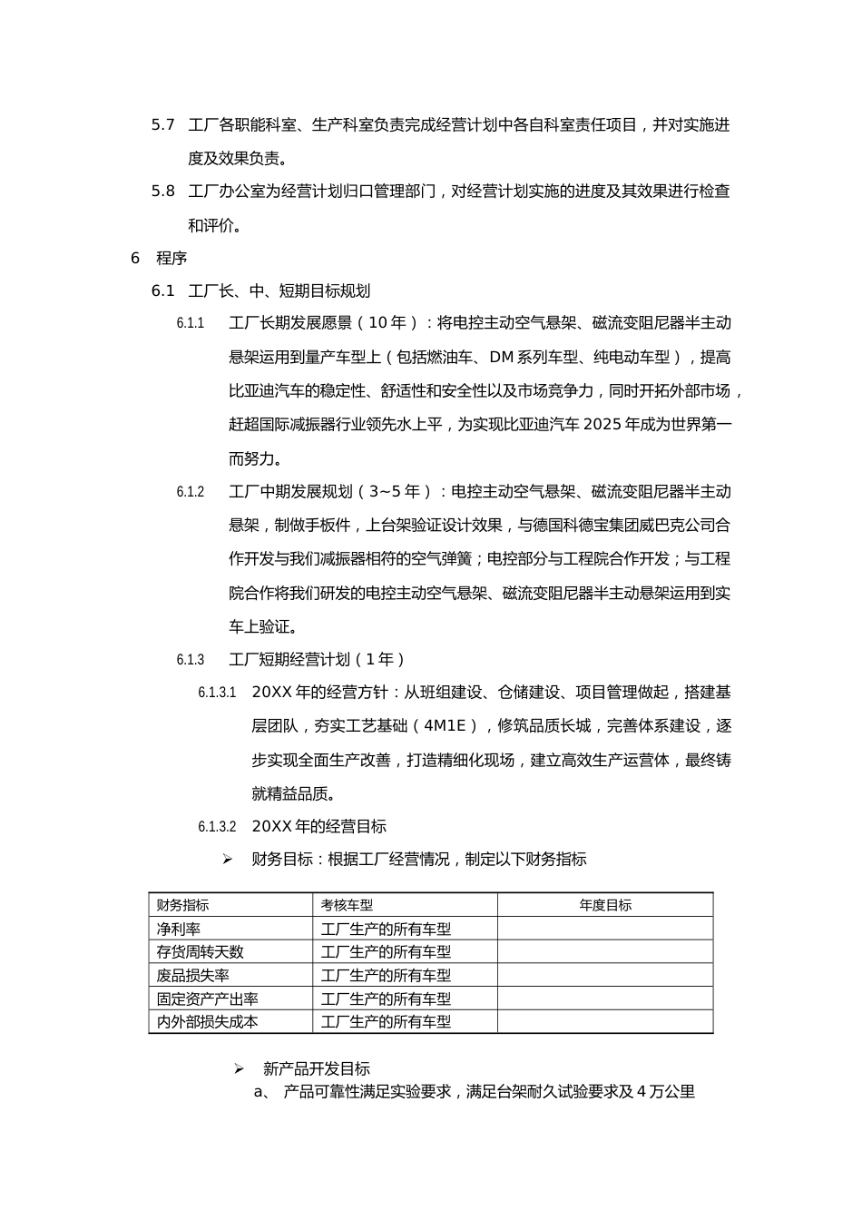 01-【经营计划】-11-汽车工厂年度经营计划_第3页